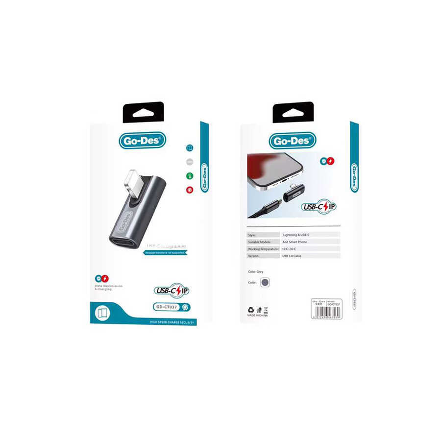 Go-Des GD-CT037 Type-C to Lightning Çevirici - 2 Go-Des GD-CT037 Type-C to Lightning Çevirici - 2